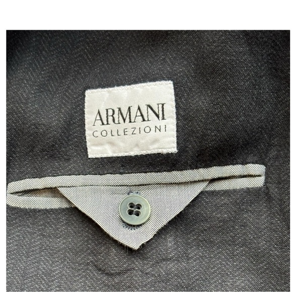 Armani Collezioni unstructured 100% linen mens blazer | 46 - Picture 7 of 16